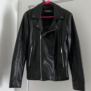 Karl Lagerfeld Paris Faux Leather Jacket